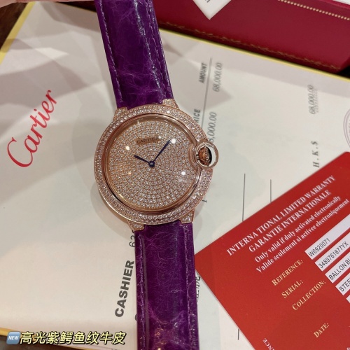 Wholesale Cartier AAA Quality Watches For Women #1213103 $140.00 USD, Wholesale Quality Replica Cartier AAA Quality Watches