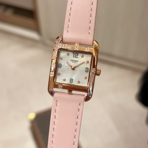 Replica Hermes AAA Quality Watches For Women #1213109 $160.00 USD for Wholesale