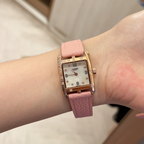 Replica Hermes AAA Quality Watches For Women #1213117 $160.00 USD for Wholesale