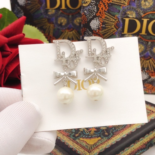 Replica Christian Dior Earrings For Women #1213118 $29.00 USD for Wholesale