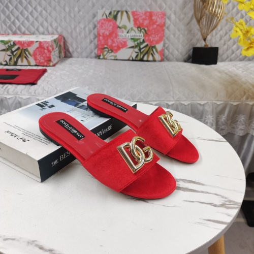 Replica Dolce & Gabbana D&G Slippers For Women #1213147 $115.00 USD for Wholesale