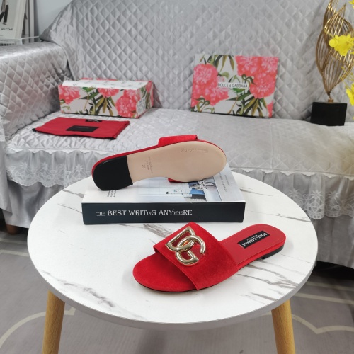 Replica Dolce & Gabbana D&G Slippers For Women #1213147 $115.00 USD for Wholesale