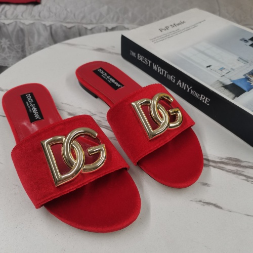 Replica Dolce & Gabbana D&G Slippers For Women #1213147 $115.00 USD for Wholesale