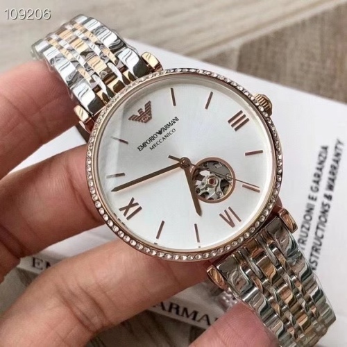 Wholesale Armani AAA Quality Watches In Rose Gold For Women #1213173 $225.00 USD, Wholesale Quality Replica Armani AAA Quality Watches