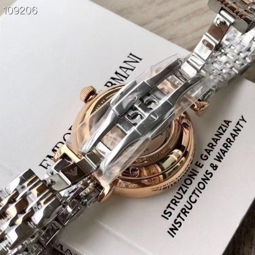 Replica Armani AAA Quality Watches In Rose Gold For Women #1213173 $225.00 USD for Wholesale