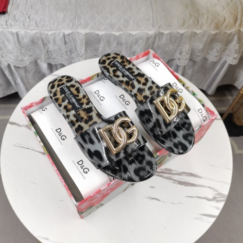 Replica Dolce & Gabbana D&G Slippers For Women #1213192 $125.00 USD for Wholesale