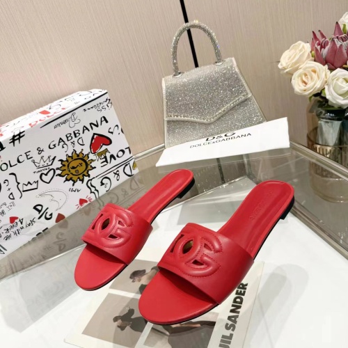 Wholesale Dolce &amp; Gabbana D&amp;G Slippers For Women #1213204 $80.00 USD, Wholesale Quality Replica Dolce &amp; Gabbana D&amp;G Slippers