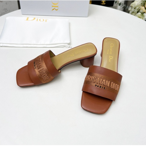 Wholesale Christian Dior Slippers For Women #1213236 $82.00 USD, Wholesale Quality Replica Christian Dior Slippers