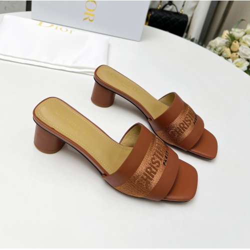 Replica Christian Dior Slippers For Women #1213236 $82.00 USD for Wholesale