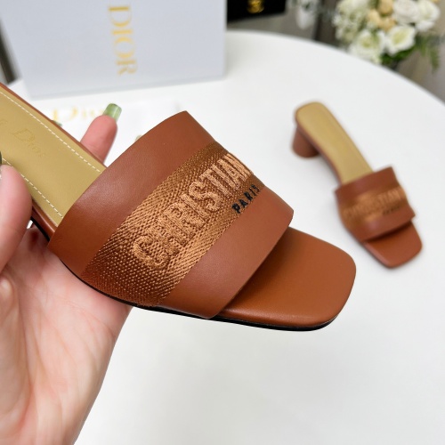 Replica Christian Dior Slippers For Women #1213236 $82.00 USD for Wholesale