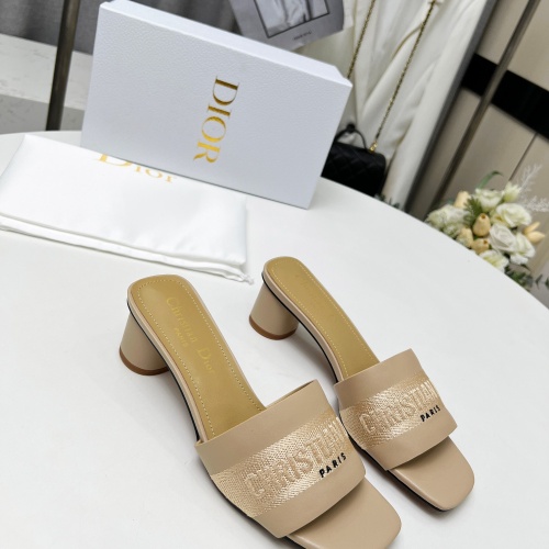 Replica Christian Dior Slippers For Women #1213241 $82.00 USD for Wholesale