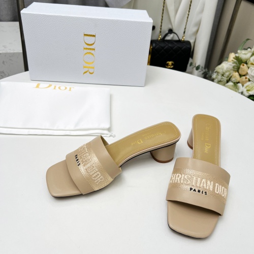 Replica Christian Dior Slippers For Women #1213241 $82.00 USD for Wholesale