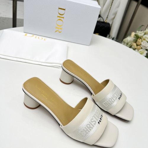 Replica Christian Dior Slippers For Women #1213242 $82.00 USD for Wholesale