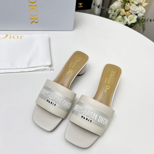 Replica Christian Dior Slippers For Women #1213242 $82.00 USD for Wholesale