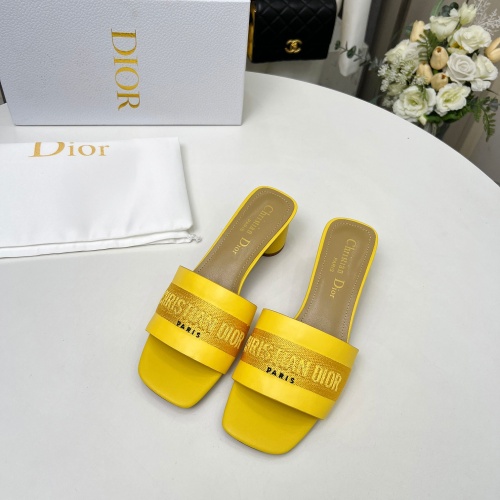 Replica Christian Dior Slippers For Women #1213243 $82.00 USD for Wholesale