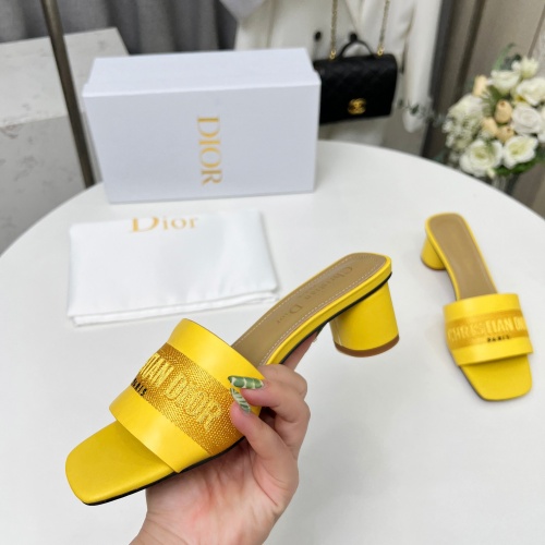 Replica Christian Dior Slippers For Women #1213243 $82.00 USD for Wholesale