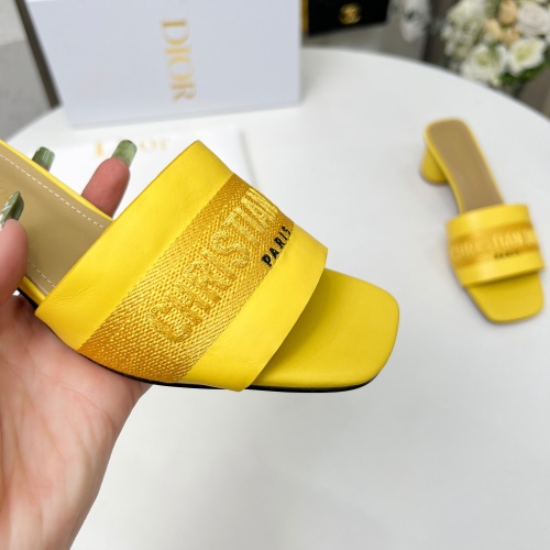 Replica Christian Dior Slippers For Women #1213243 $82.00 USD for Wholesale