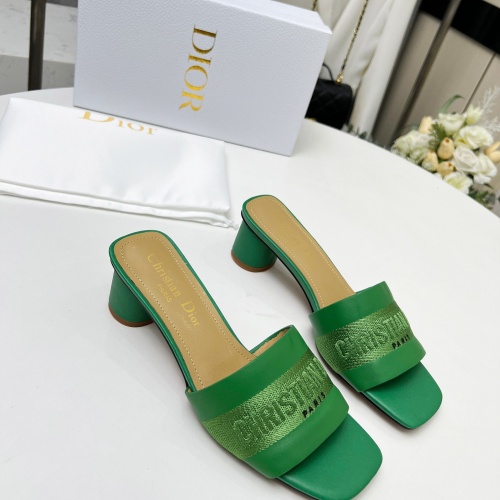 Replica Christian Dior Slippers For Women #1213245 $82.00 USD for Wholesale