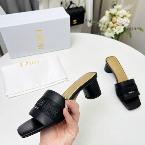 Replica Christian Dior Slippers For Women #1213246 $82.00 USD for Wholesale