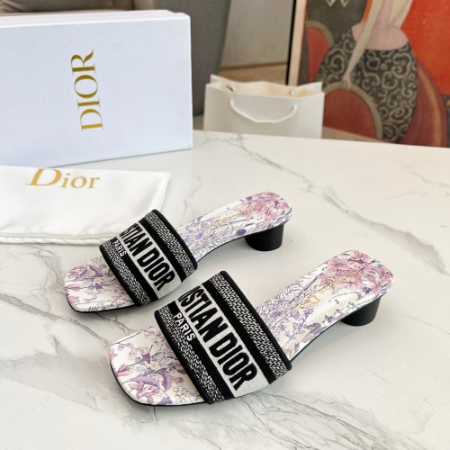 Wholesale Christian Dior Slippers For Women #1213261 $85.00 USD, Wholesale Quality Replica Christian Dior Slippers