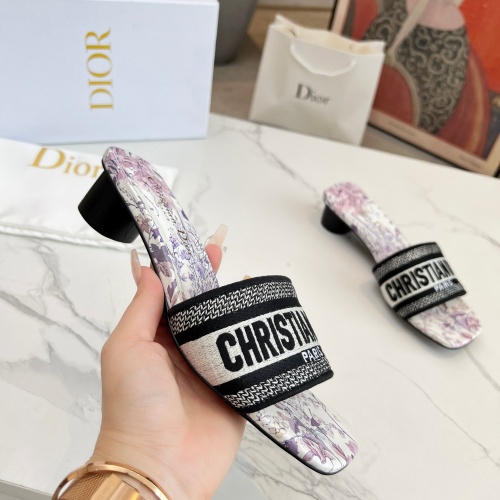 Replica Christian Dior Slippers For Women #1213261 $85.00 USD for Wholesale