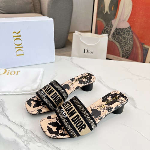 Wholesale Christian Dior Slippers For Women #1213263 $85.00 USD, Wholesale Quality Replica Christian Dior Slippers