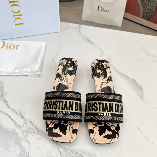 Replica Christian Dior Slippers For Women #1213263 $85.00 USD for Wholesale