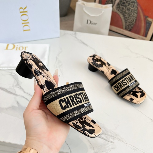 Replica Christian Dior Slippers For Women #1213263 $85.00 USD for Wholesale