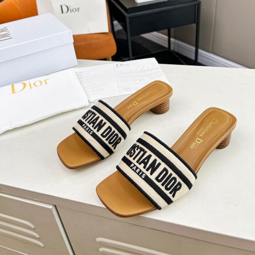 Wholesale Christian Dior Slippers For Women #1213268 $85.00 USD, Wholesale Quality Replica Christian Dior Slippers