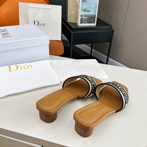 Replica Christian Dior Slippers For Women #1213268 $85.00 USD for Wholesale