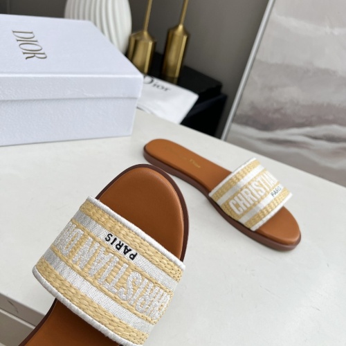 Replica Christian Dior Slippers For Women #1213270 $76.00 USD for Wholesale