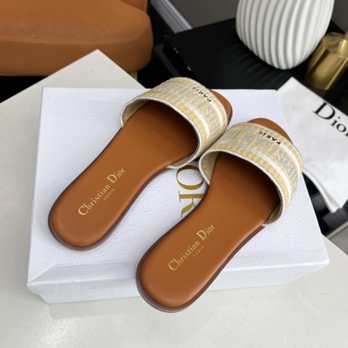 Replica Christian Dior Slippers For Women #1213270 $76.00 USD for Wholesale