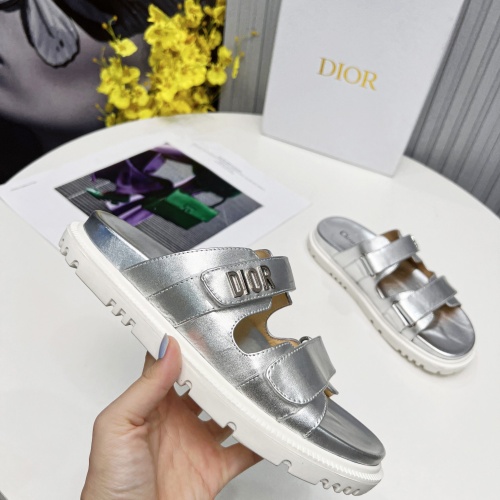 Replica Christian Dior Slippers For Women #1213321 $92.00 USD for Wholesale