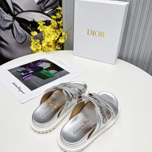 Replica Christian Dior Slippers For Women #1213321 $92.00 USD for Wholesale