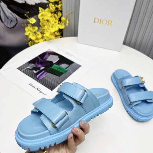 Replica Christian Dior Slippers For Women #1213324 $92.00 USD for Wholesale