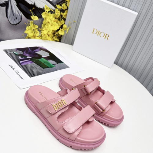 Replica Christian Dior Slippers For Women #1213325 $92.00 USD for Wholesale