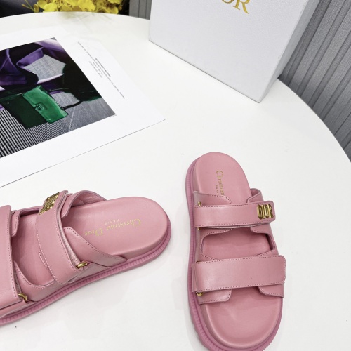 Replica Christian Dior Slippers For Women #1213325 $92.00 USD for Wholesale