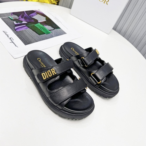 Wholesale Christian Dior Slippers For Women #1213326 $92.00 USD, Wholesale Quality Replica Christian Dior Slippers