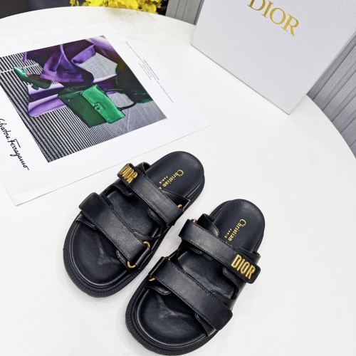 Replica Christian Dior Slippers For Women #1213326 $92.00 USD for Wholesale