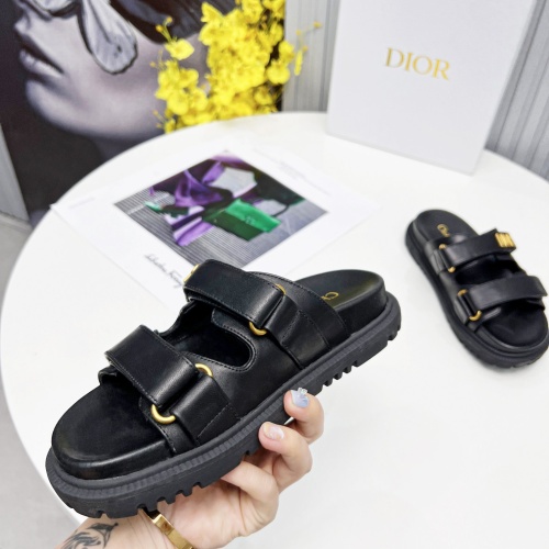 Replica Christian Dior Slippers For Women #1213326 $92.00 USD for Wholesale