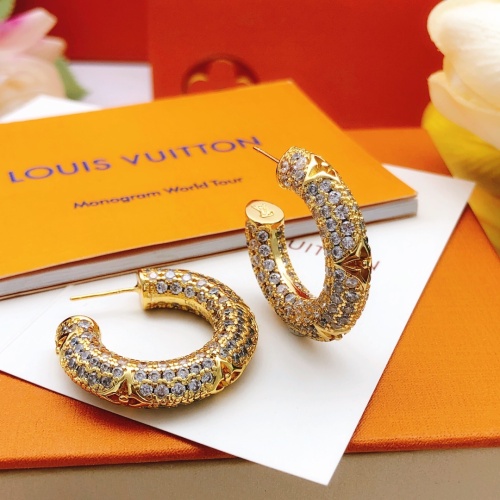 Wholesale Louis Vuitton Earrings For Women #1213345 $36.00 USD, Wholesale Quality Replica Louis Vuitton Earrings