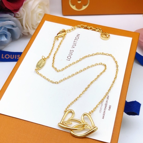 Wholesale Louis Vuitton Necklaces #1213365 $32.00 USD, Wholesale Quality Replica Louis Vuitton Necklaces