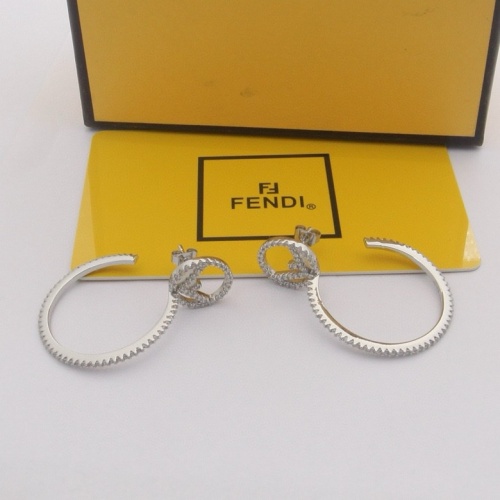 Wholesale Fendi Earrings For Women #1213501 $32.00 USD, Wholesale Quality Replica Fendi Earrings