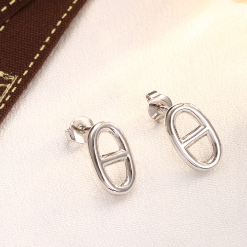 Wholesale Hermes Earrings For Women #1213596 $23.00 USD, Wholesale Quality Replica Hermes Earrings