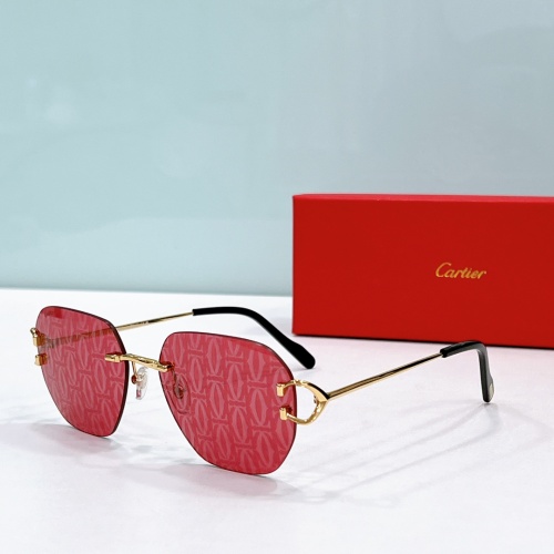 Wholesale Cartier AAA Quality Sunglassess #1213609 $48.00 USD, Wholesale Quality Replica Cartier AAA Quality Sunglassess