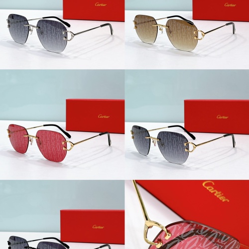 Replica Cartier AAA Quality Sunglassess #1213609 $48.00 USD for Wholesale