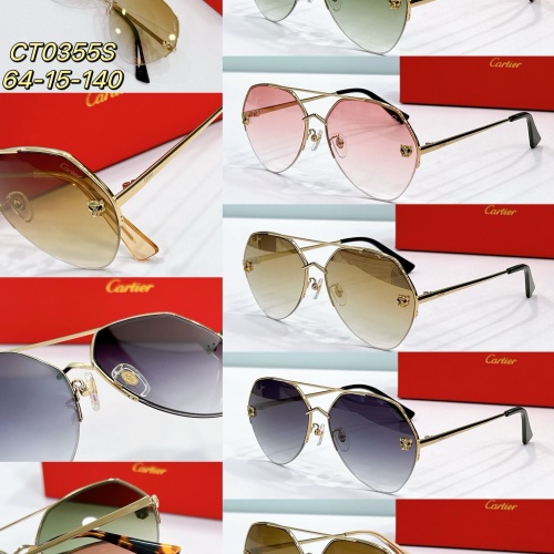 Replica Cartier AAA Quality Sunglassess #1213620 $48.00 USD for Wholesale