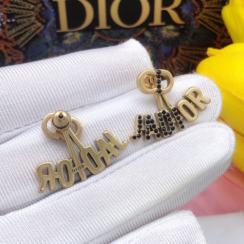 Replica Christian Dior Earrings For Women #1213641 $27.00 USD for Wholesale