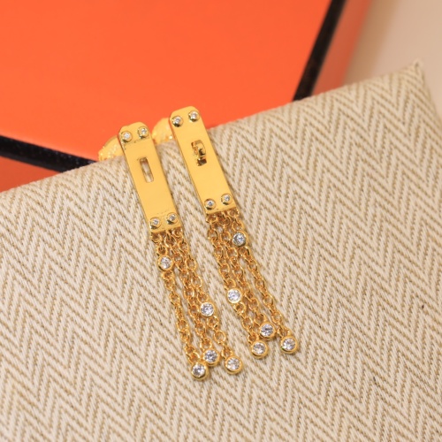 Wholesale Hermes Earrings For Women #1213675 $32.00 USD, Wholesale Quality Replica Hermes Earrings