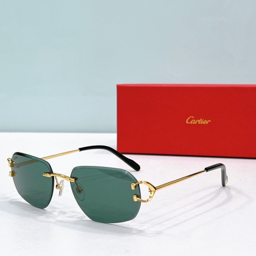 Wholesale Cartier AAA Quality Sunglassess #1213695 $48.00 USD, Wholesale Quality Replica Cartier AAA Quality Sunglassess